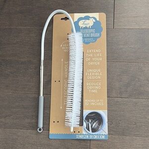 LAUNDRY HELPERS Telescopic Dryer Vent Brush, Cleaning Lint Dust Household Tool